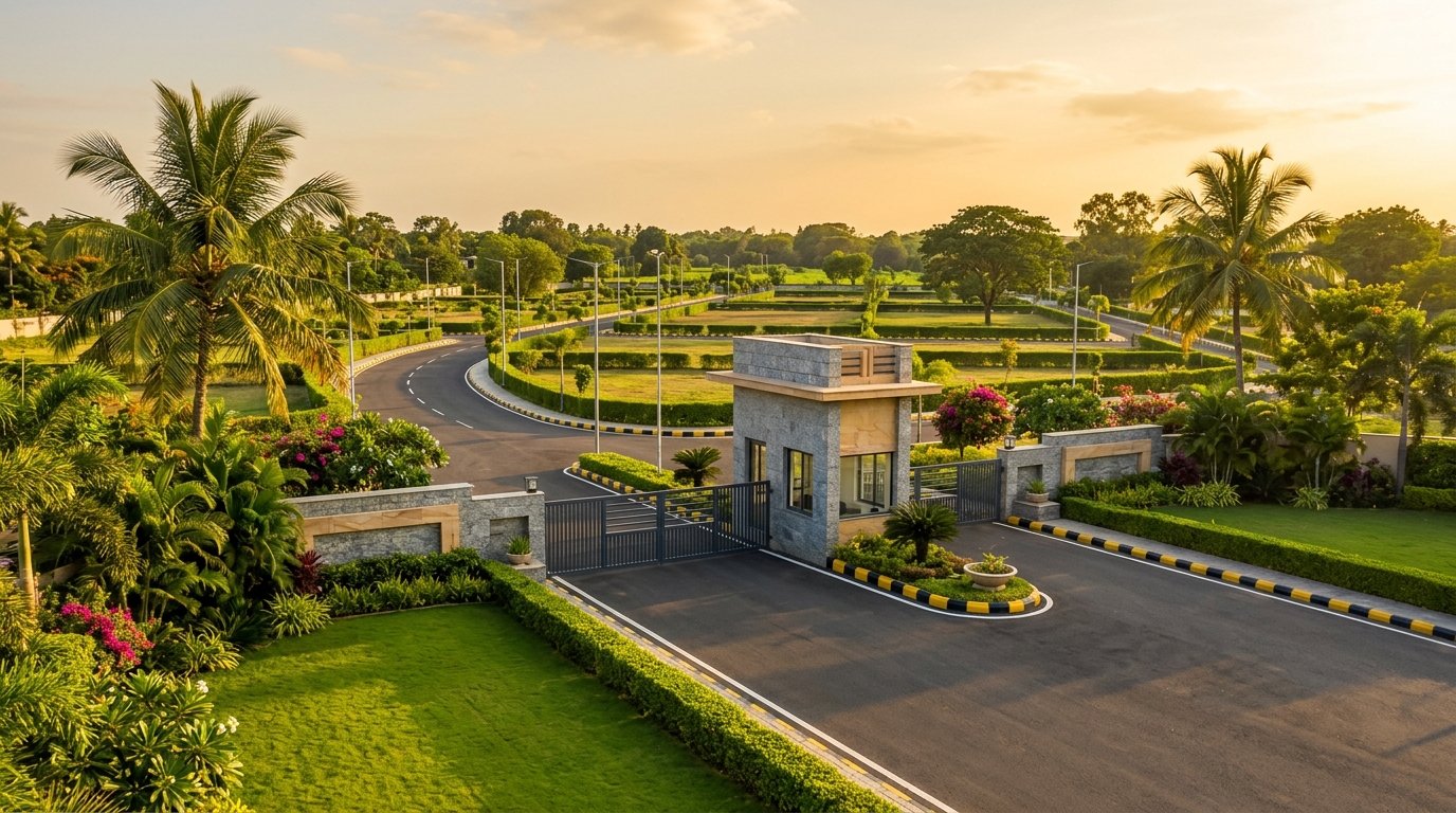 Premium residential plotted development by KSR Realty